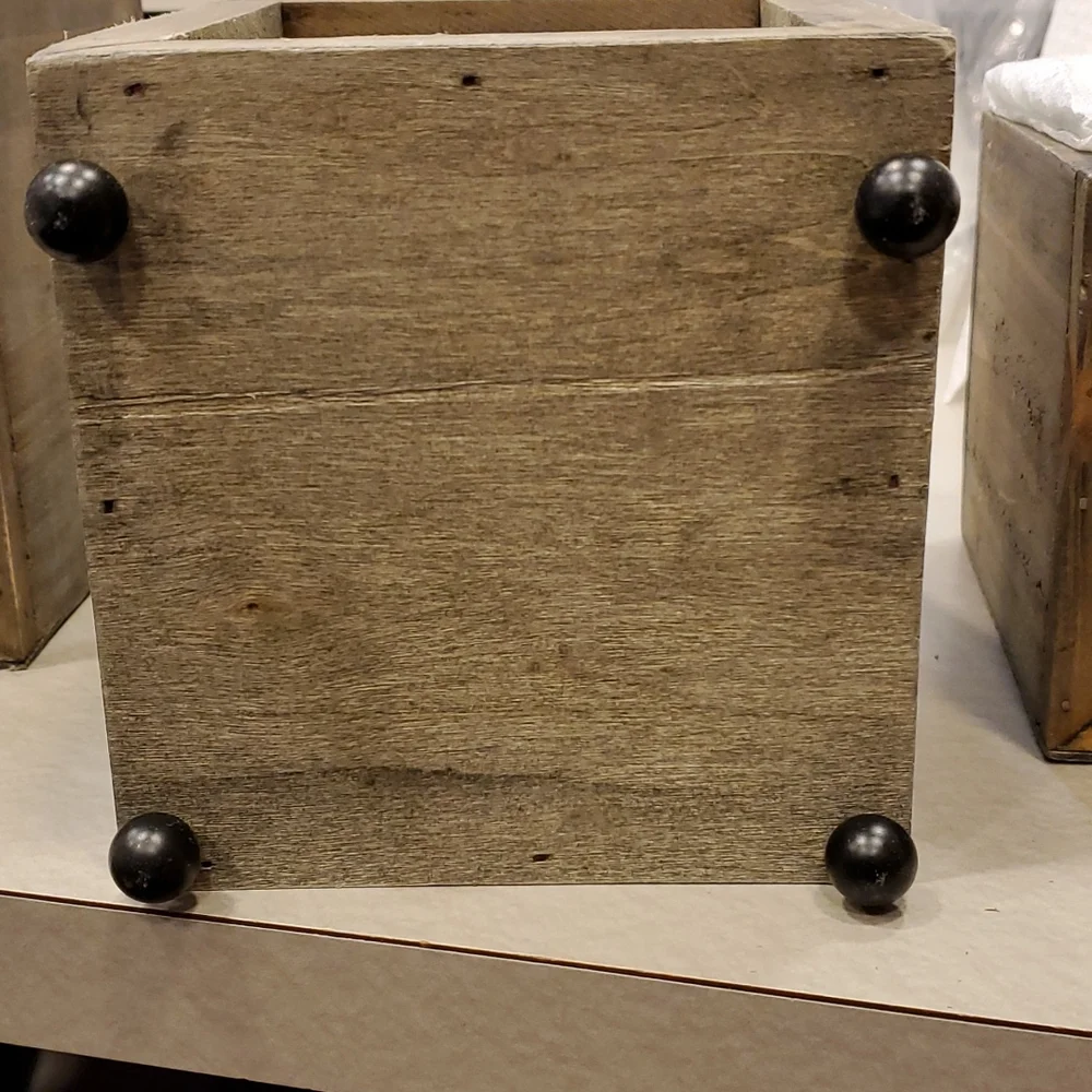 NIB CHANGE IT Wooden four box panel holder w/ glass inserts, 2‎ designs